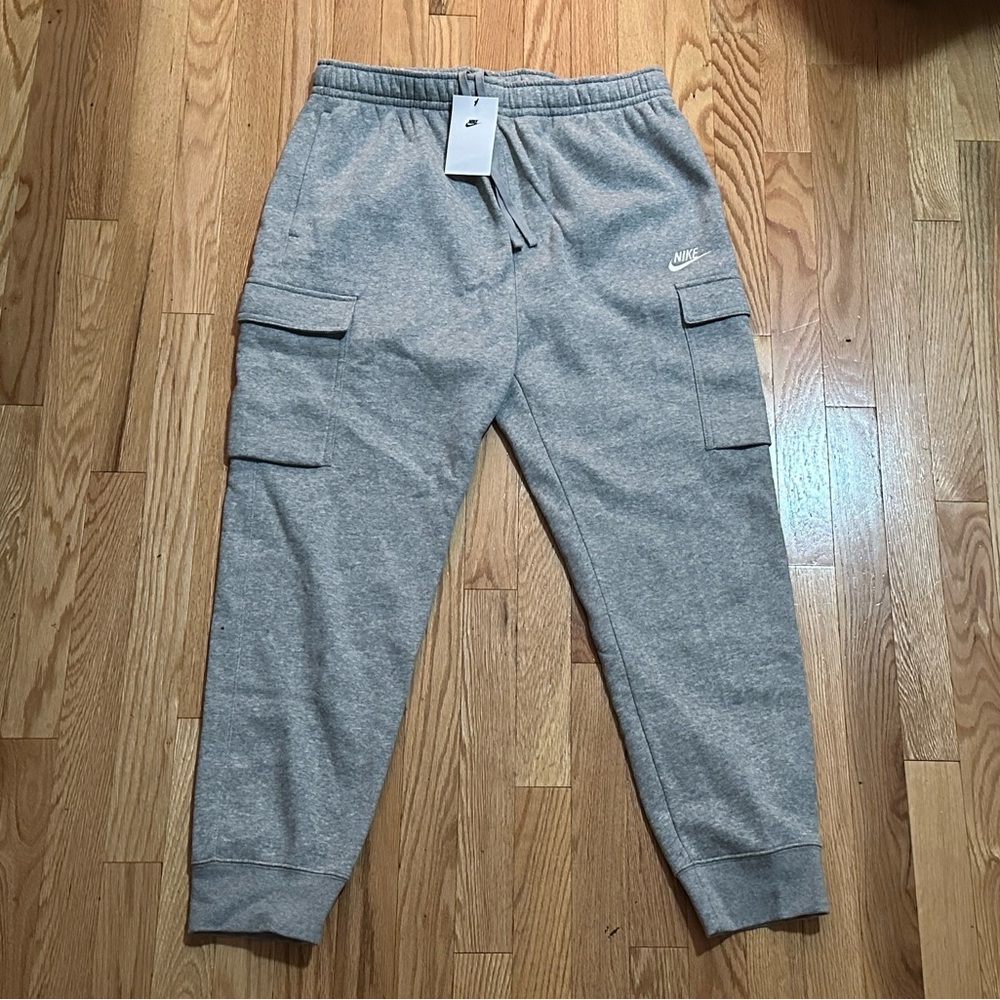 Nike Sportwear Club Fleece Cargo Trousers Dark Grey Heather Men’s size L